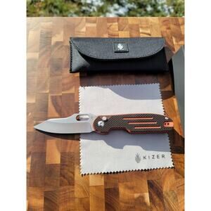 Kizer Cormorant Clip Point EDC Knife G10 Handle S35VN Steel Ki4562A2 Rust NEW